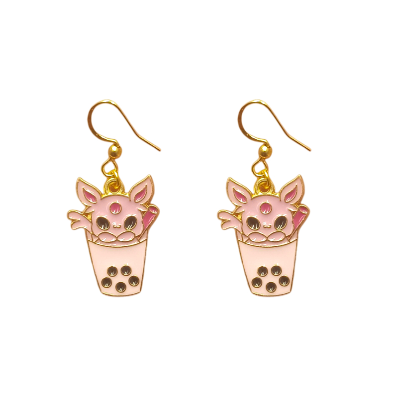 Aretes Pokemon Espeon Bubble Tea