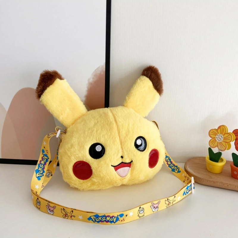 Cartera Peluche Pokemon Pikachu