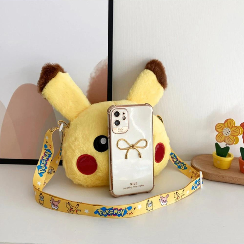 Cartera Peluche Pokemon Pikachu