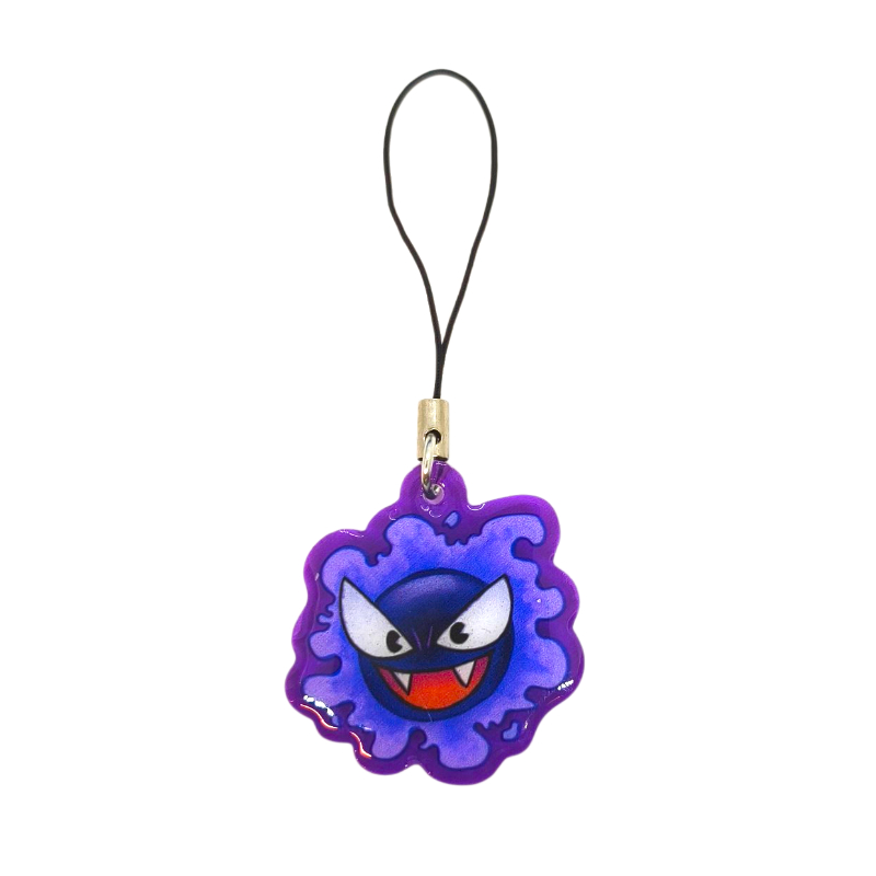  Charm Acrílico Pokemon Gastly Rainn Paper