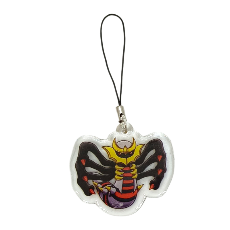 Charm Acrílico Pokemon Giratina Forma Origen Chibi Mara
