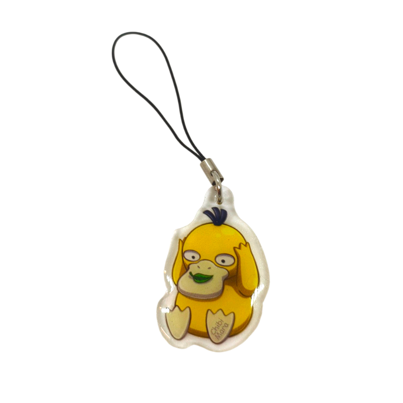 Charm Acrílico Pokemon Psyduck Chibi Mara