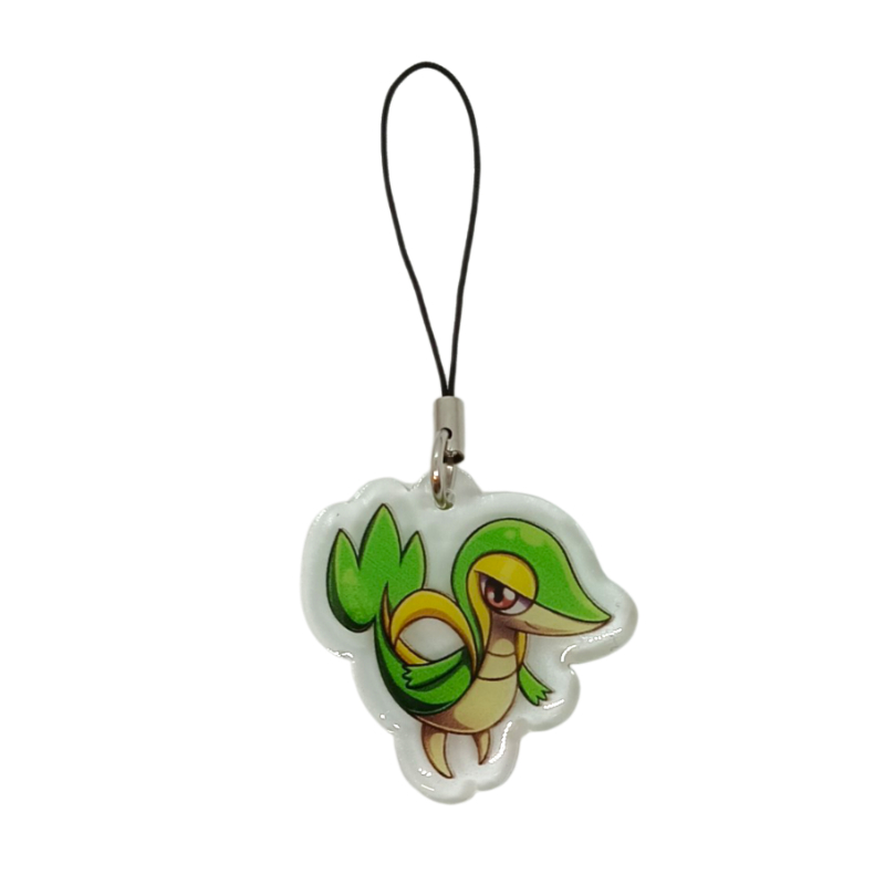  Charm Acrílico Pokemon Snivy Chibi Mara