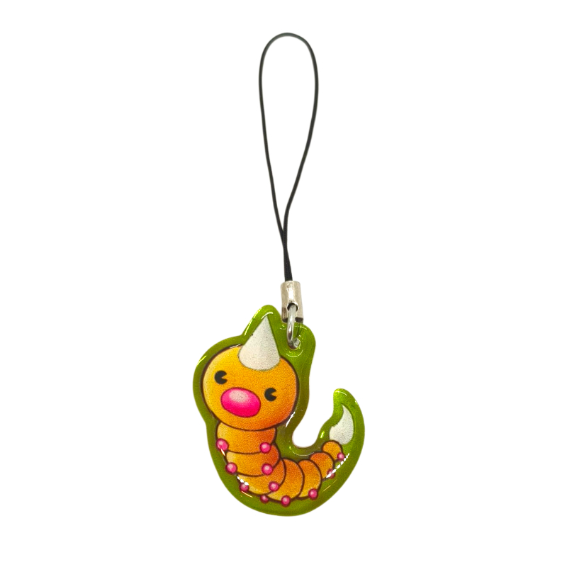 Charm Acrílico Pokemon Weedle Rainn Paper