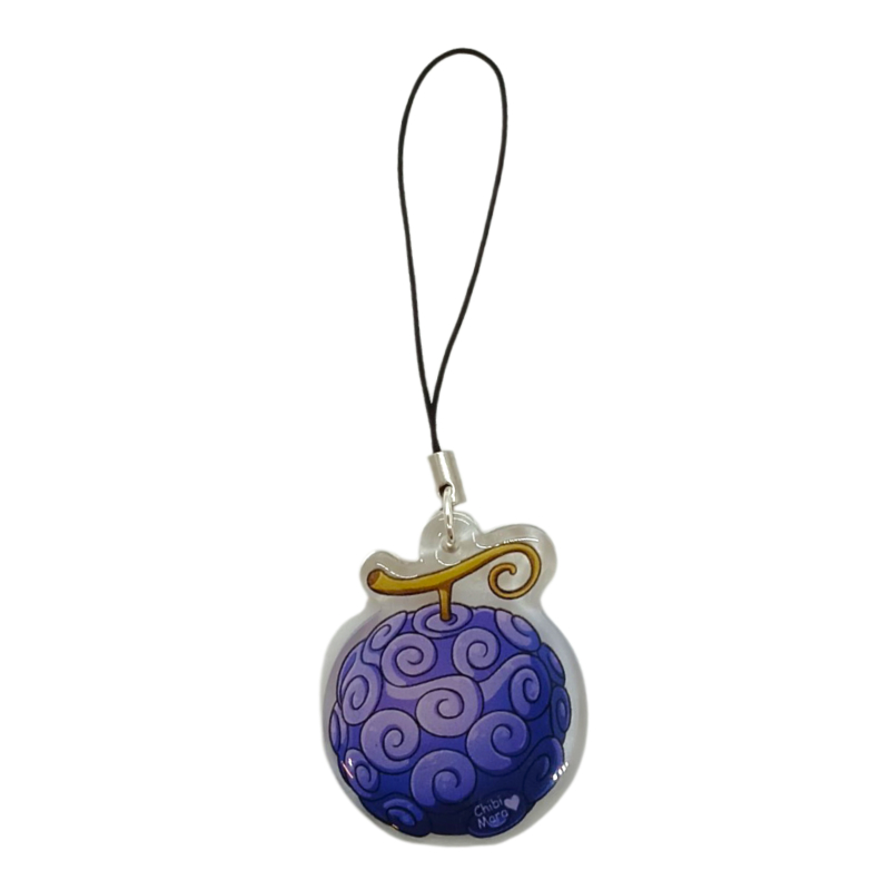  Charm Acrílico Fruta Gomu Gomu One piece Chibi Mara