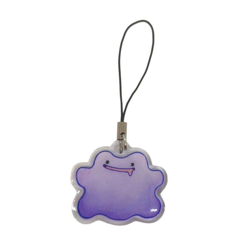 Charm Acrílico Pokemon Ditto Rainn Paper