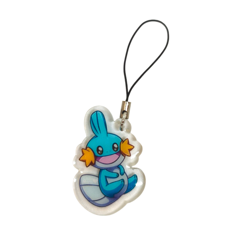 Charm Acrílico Pokemon Mudkip Chibi Mara