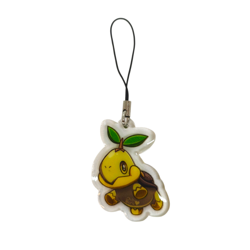 Charm Acrílico Pokemon Turtwig Chibi Mara