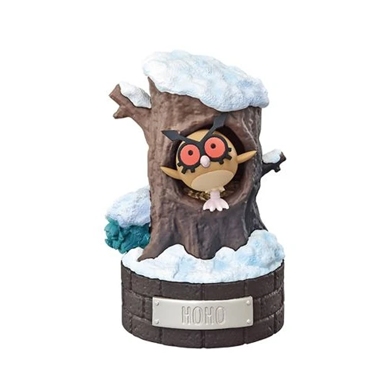 Figura Pokemon Hoothoot Re-Ment Peaceful Moments! 