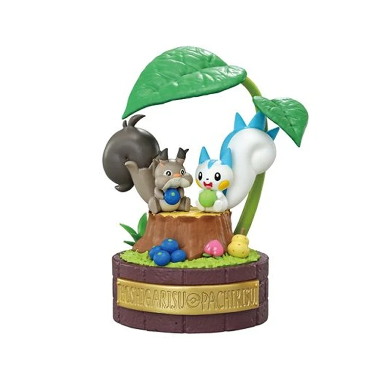Figura Pokemon Pachirisu y Skwovet Re-Ment Peaceful Moments! 