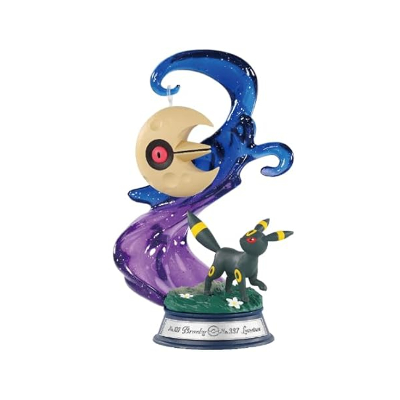Figura Pokemon Umbreon y Lunatone Re-ment Swing Vignette Collection 4