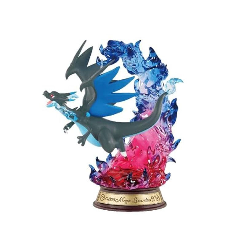 Figura Pokemon Mega Charizard X Re-ment Swing Vignette Collection 4