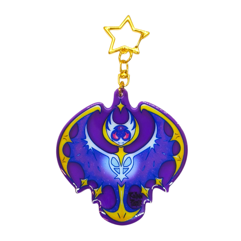 Llavero Acrílico Pokemon Lunala Rainn Paper