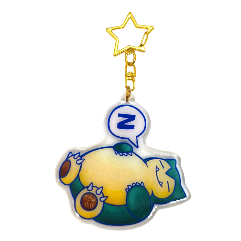  Llavero Acrílico Pokemon Snorlax Rainn Paper