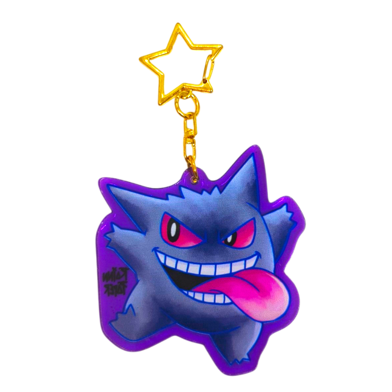 Llavero Acrílico Pokemon Gengar Rainn Paper