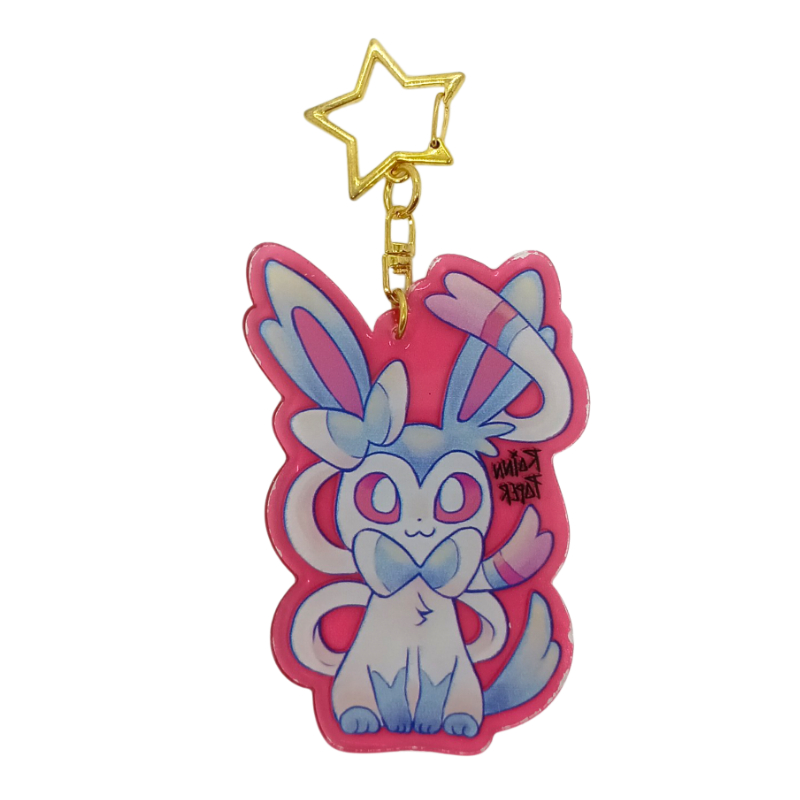 LLavero Acrílico Pokemon Sylveon Rainn Paper