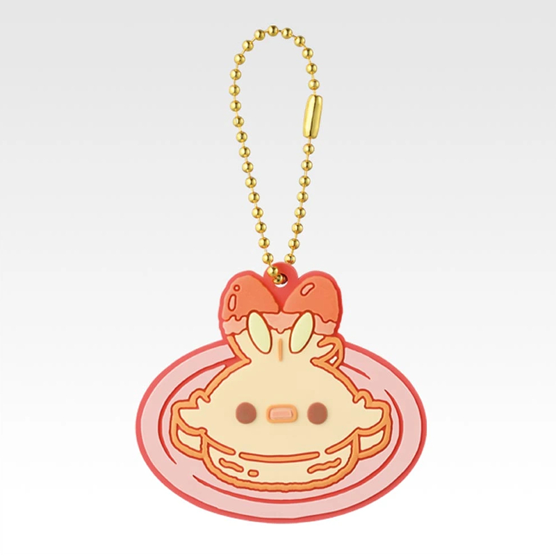 LLavero Silicona Scorbunny "Welcome to peace dinner" Ichiban Kuji 