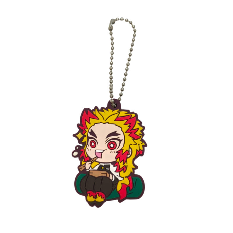 Llavero Silicona Anime Kimetsu No Yaiba Demon Slayer Kyojuro Rengoku