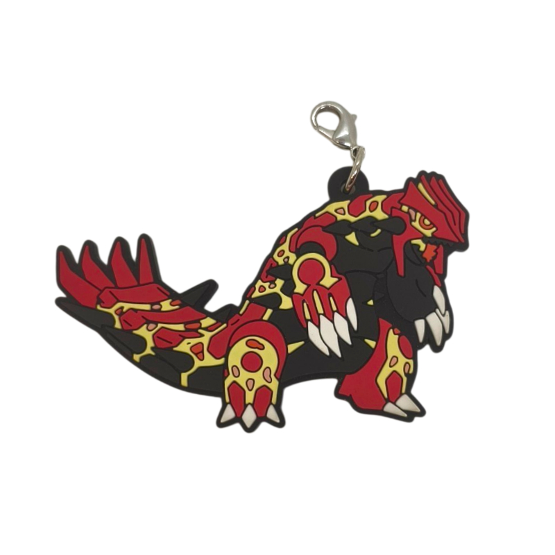 Llavero Silicona Pokemon Groundon Primigenio Bandai