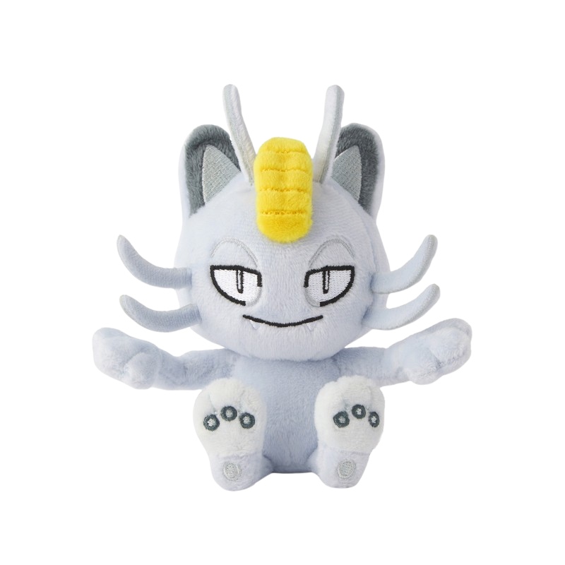  Peluche Pokemon Center Pokemon Fit Meowth Alola (sin etiqueta)