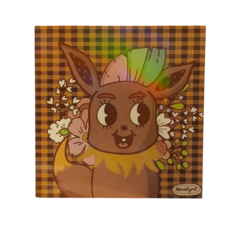 Cuadro Pokemon Eevee Holografico Punkigrrl