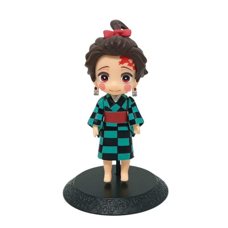 Figura Anime Tanjiro Kamado Demon Slayer Kimetsu no Yaiba Vestido de Chica
