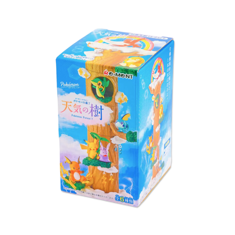 Figura Castform & Psyduck Re-ment Pokémon Forest 7