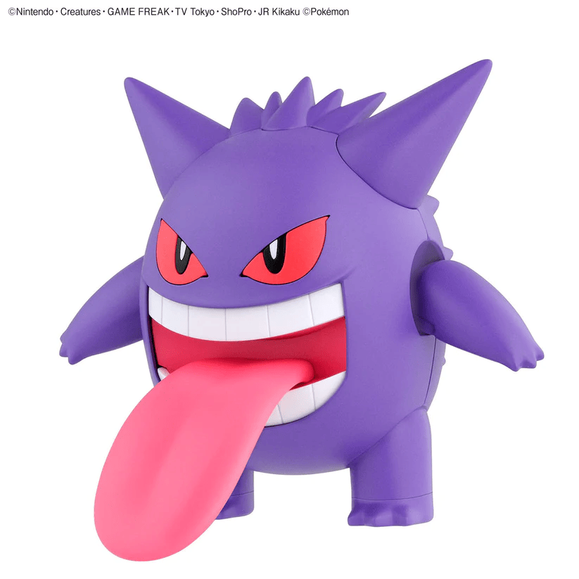 Figura Pokemon Gengar Bandai Plamo (armado)