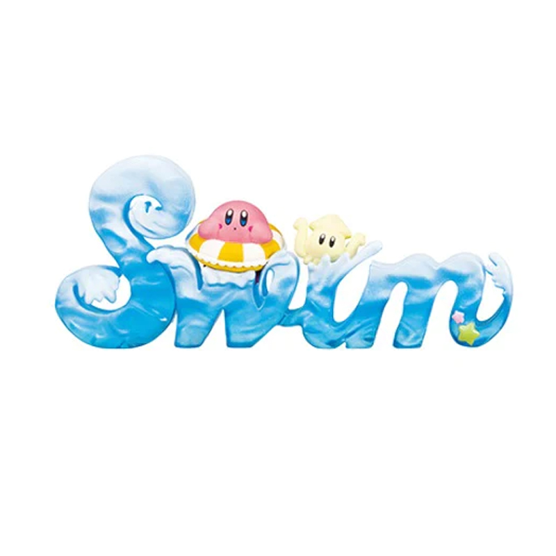 Figura Kirby Swim Re-ment kirby and Words