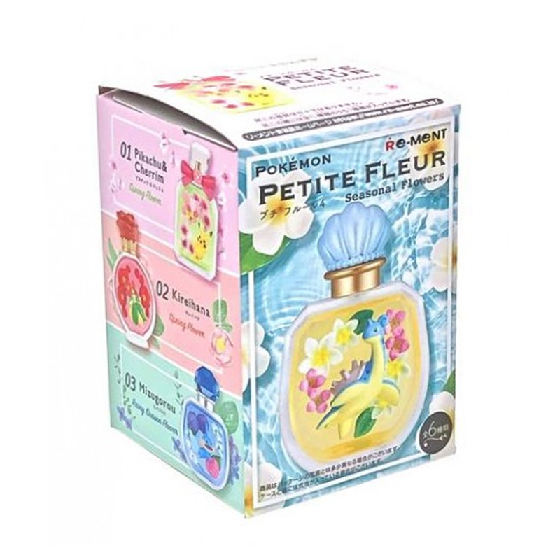 Figura Pokemon Lapras Re-ment Petite Fleur Seasonal Flowers (Sin Caja)