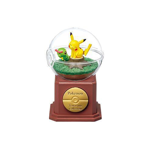 Figura Pikachu y Caterpie Re-ment Terrarium Collection 10