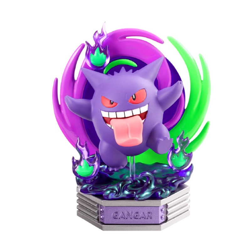 Figura Pokemon Gengar Re-Ment Pokémon Neon Party (Sin Caja)