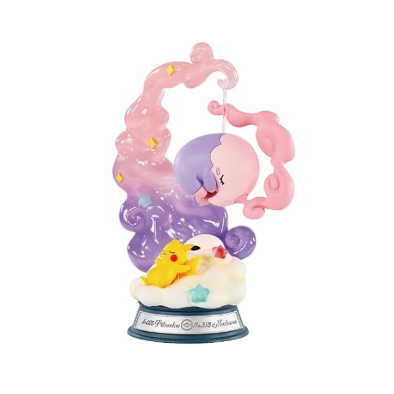 Figura Pokemon Musharna y Pikachu Re-ment Swing Vignette Collection 4