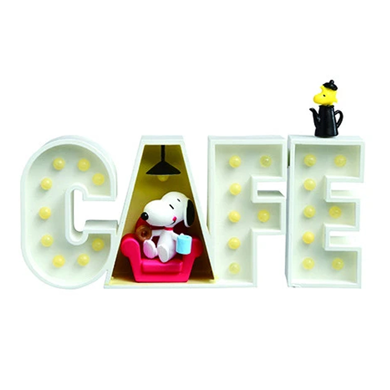  Figura Snoopy Cafe Re-Ment Figura Snoopy Collecition of words!