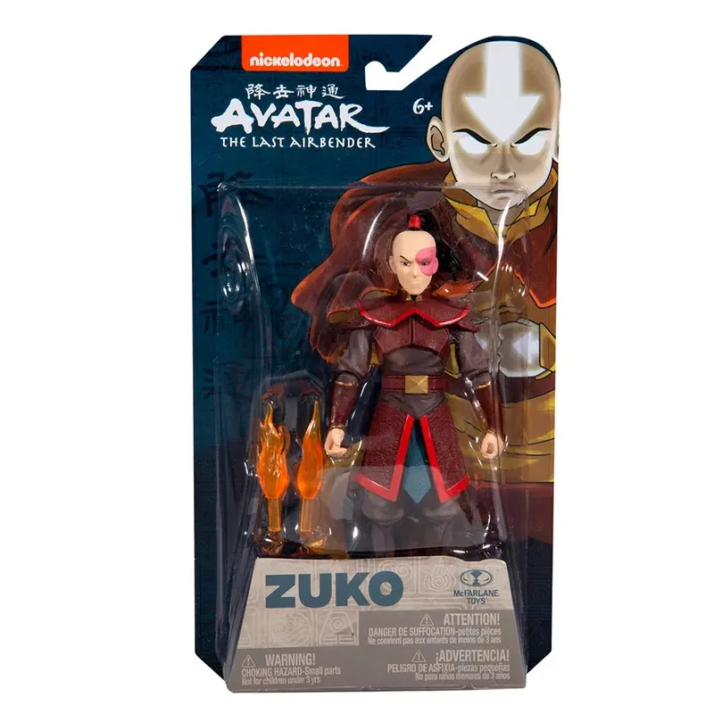 Figura Zuko Avatar El último maestro de aire Nickelodeon