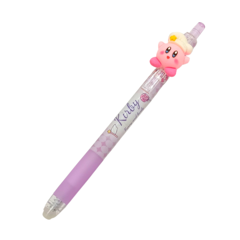   Lapicero Gel Nintendo Kirby Chef lila
