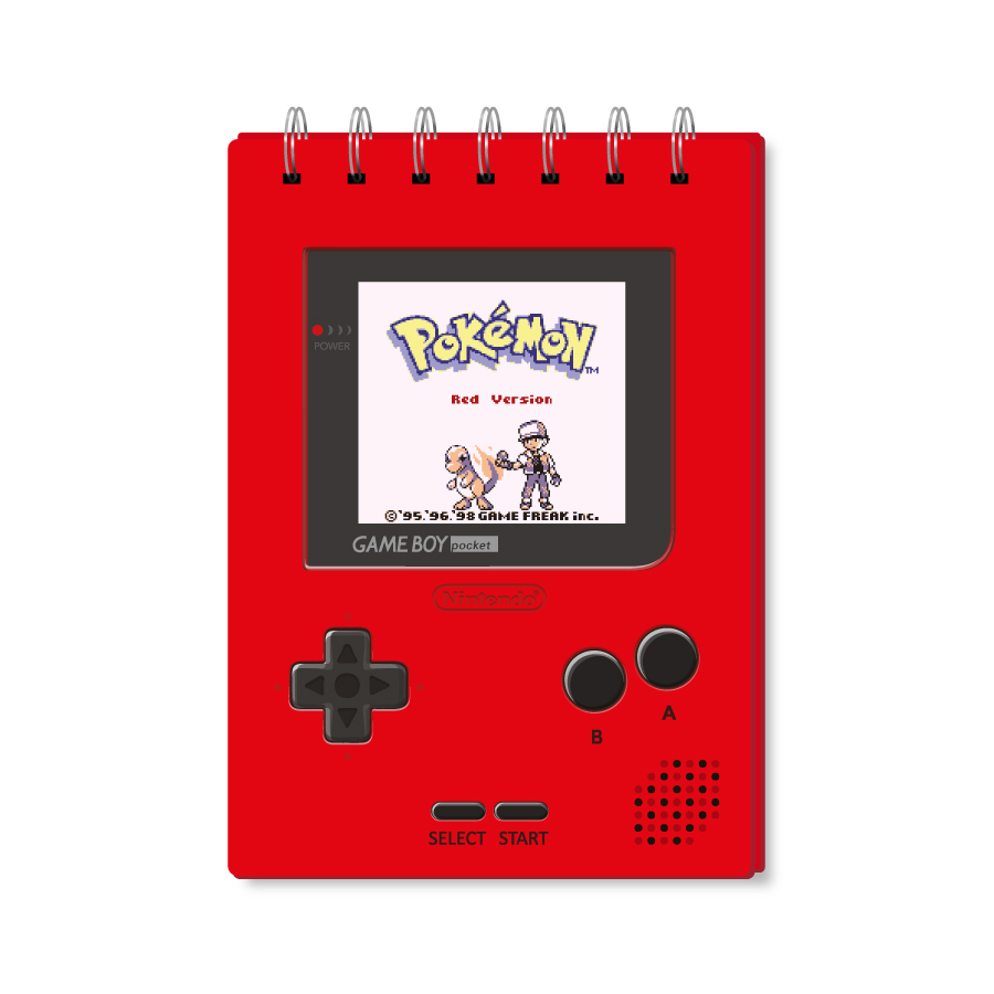 Libreta Game Boy Rojo