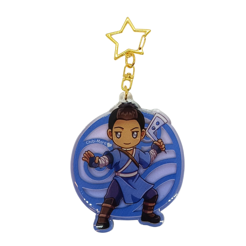Llavero Acrílico Anime Sukko Avatar The Last Airbender Chibi Mara