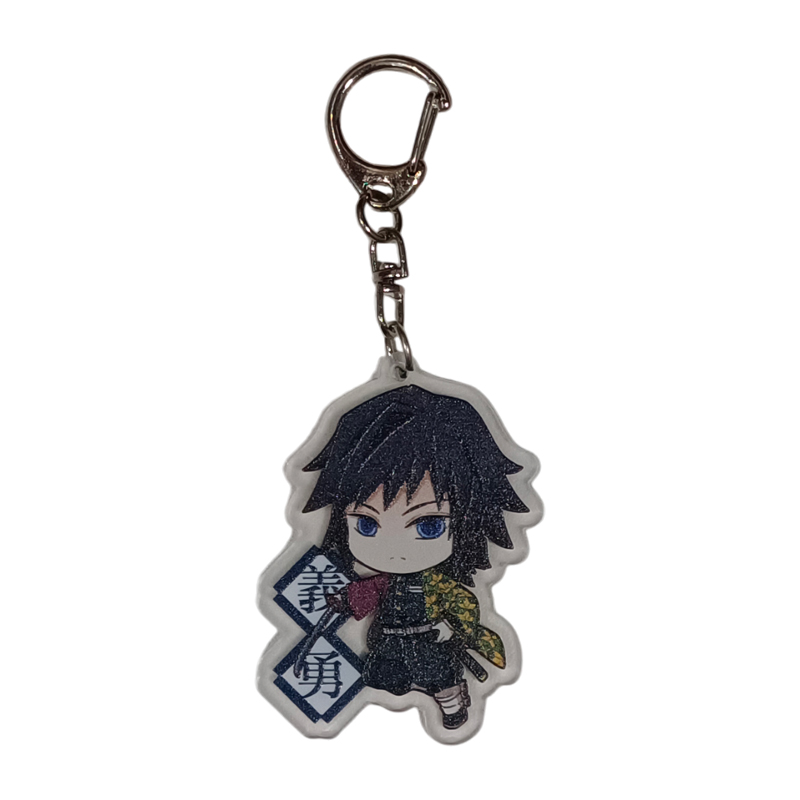 Llavero Acrílico Chibi Giyu Tomioka Demon Slayer Kimetsu no Yaiba