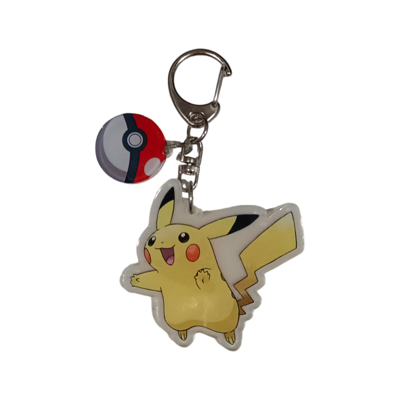 Llavero Acrílico Pikachu con Pokébola