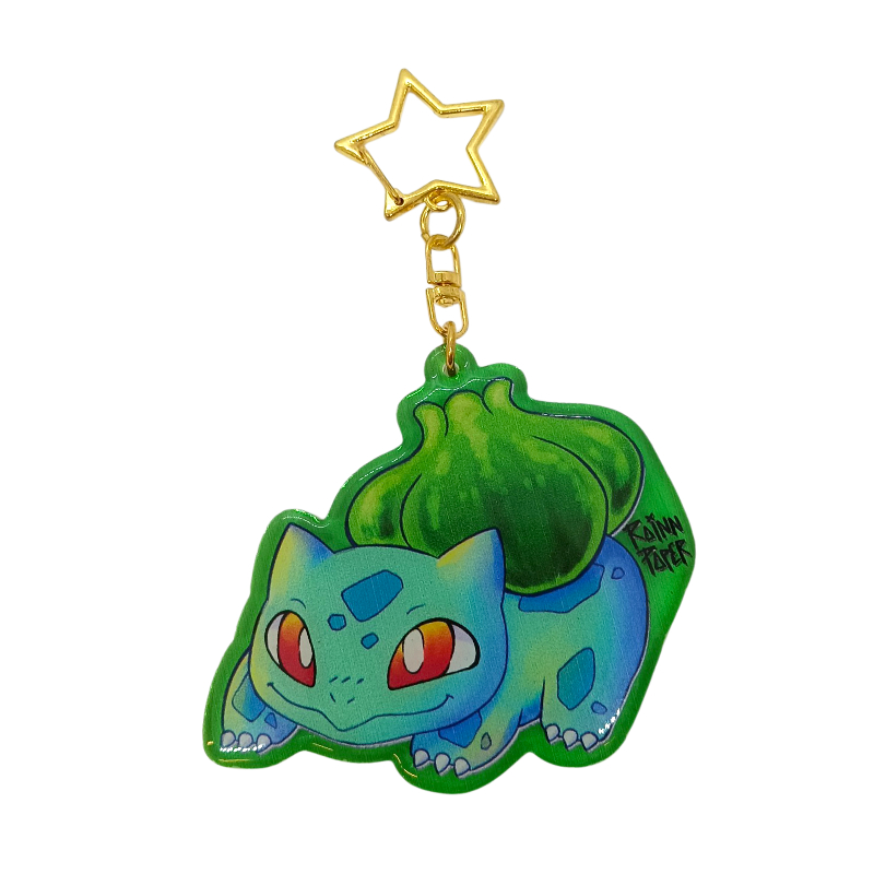 LLavero Acrílico Pokemon Bulbasaur Rainn Paper