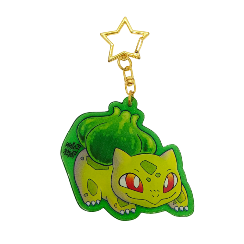 LLavero Acrílico Pokemon Bulbasaur Rainn Paper