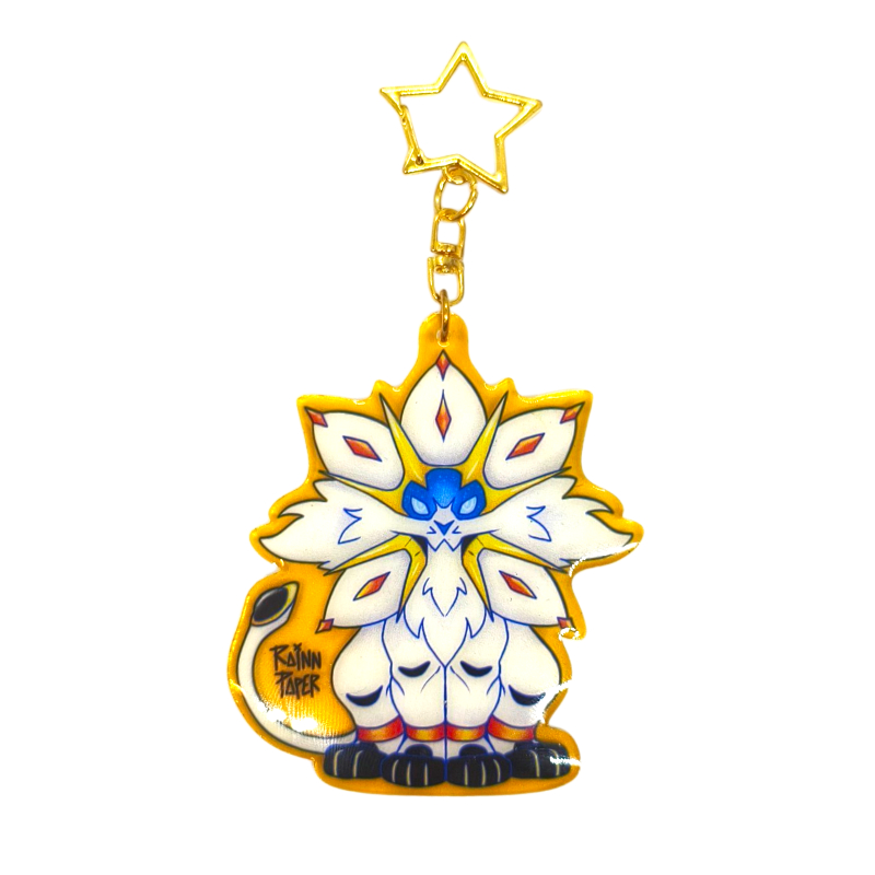  Llavero Acrílico Pokemon Solgaleo Rainn Paper