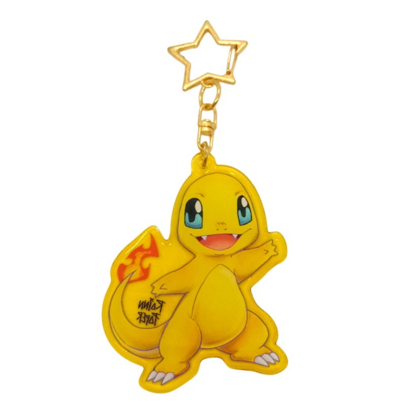 LLavero Acrílico Pokemon Charmander Rainn Paper