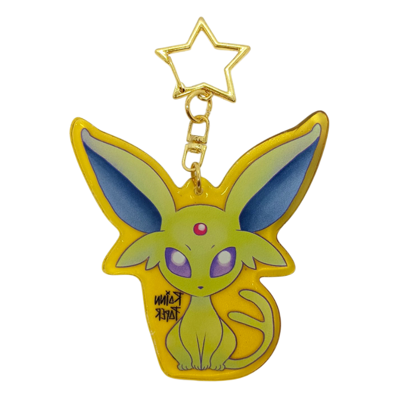 LLavero Acrílico Pokemon Espeon Rainn Paper