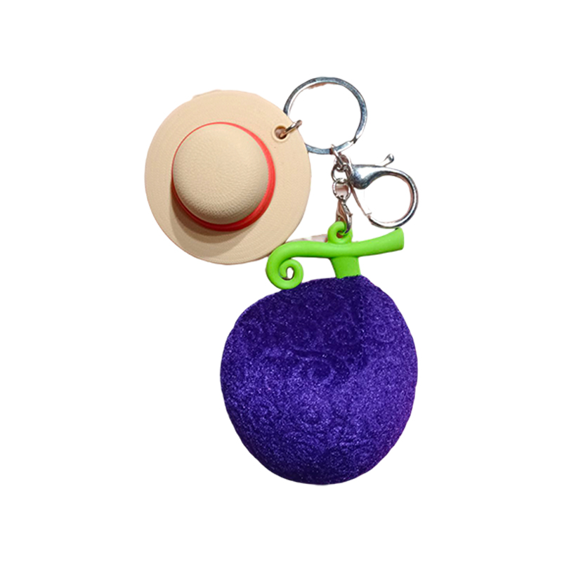 Llavero Gomu Gomu no Mi y Gorro de Monjkey D. Luffy