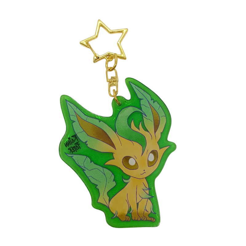  LLavero Acrílico Pokemon Leafeon Rainn Paper