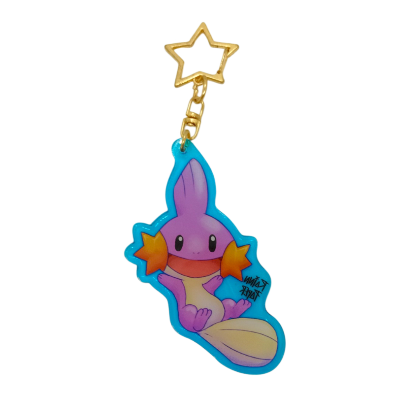  LLavero Acrílico Pokemon Mudkip Rainn Paper