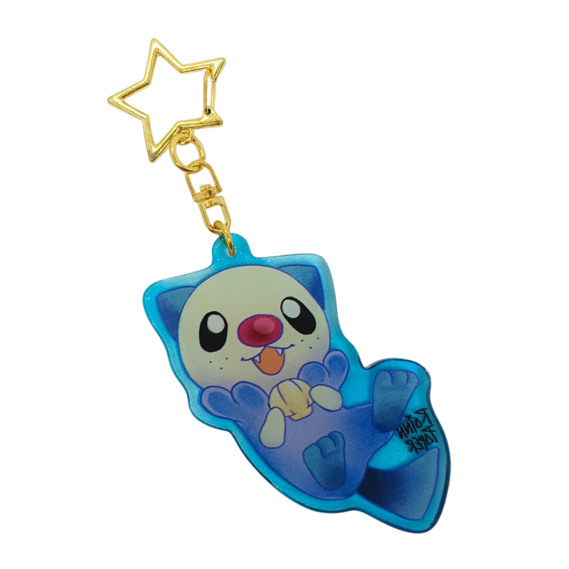 LLavero Acrílico Pokemon Oshawott Rainn Paper