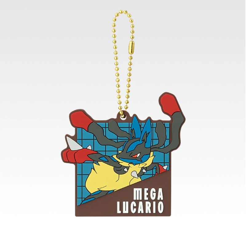 Llavero Silicona Pokemon Mega Lucario Ichiban Kuji "Let's Go For a Walk"
